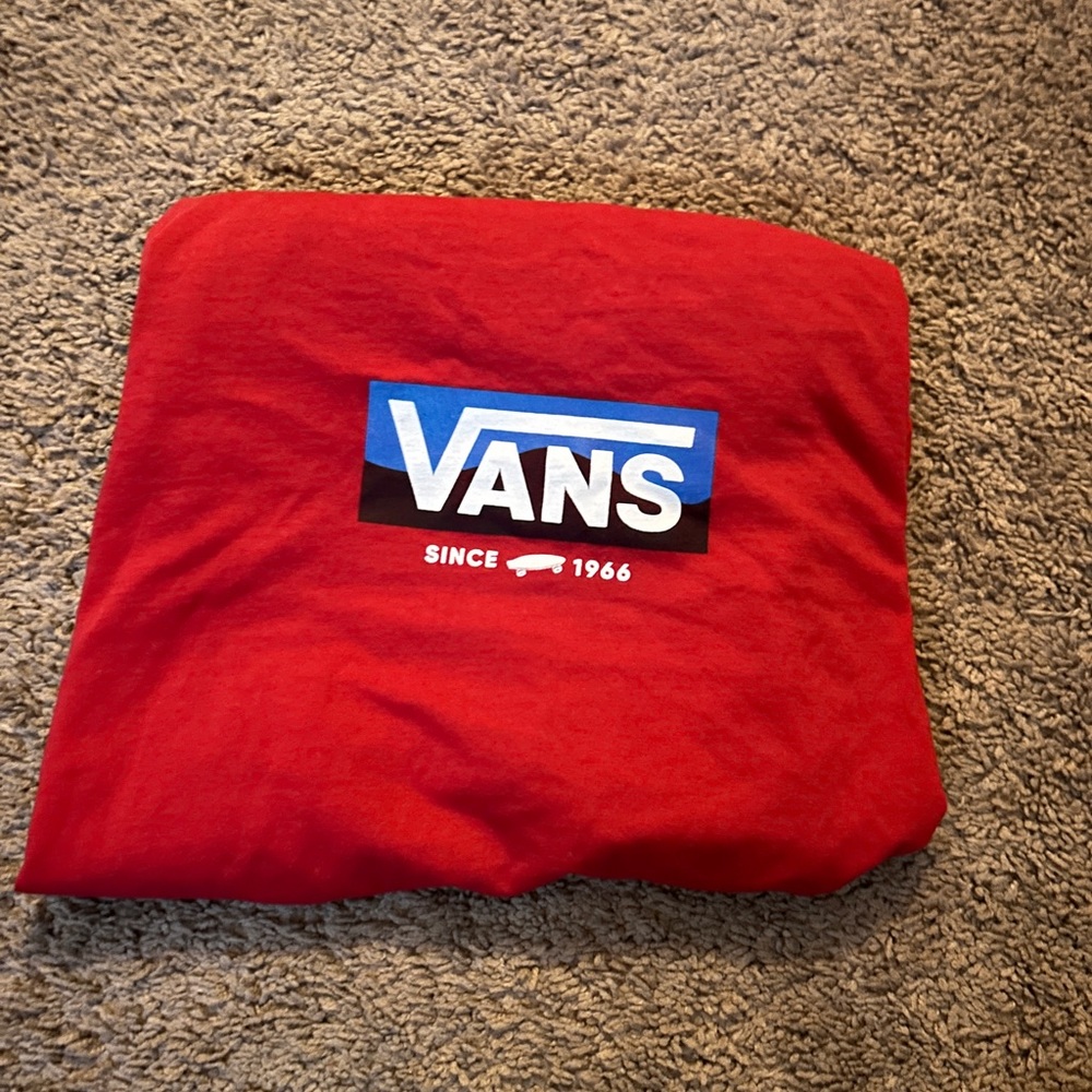 Vans Red T-Shirt Youth XL